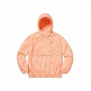 Supreme x LACOSTE Reflective Grid Nylon Anorak Peach